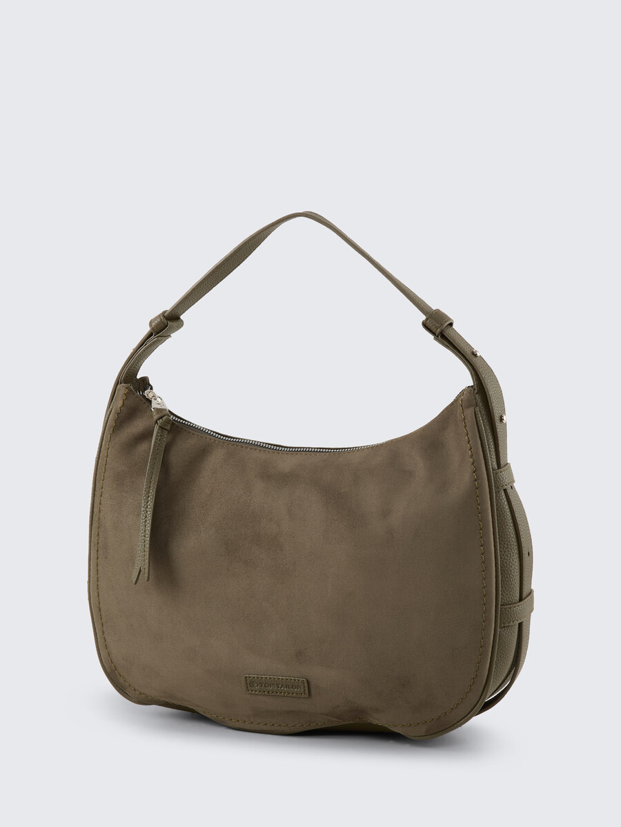 ttlysa m schultertasche in wildlederoptik