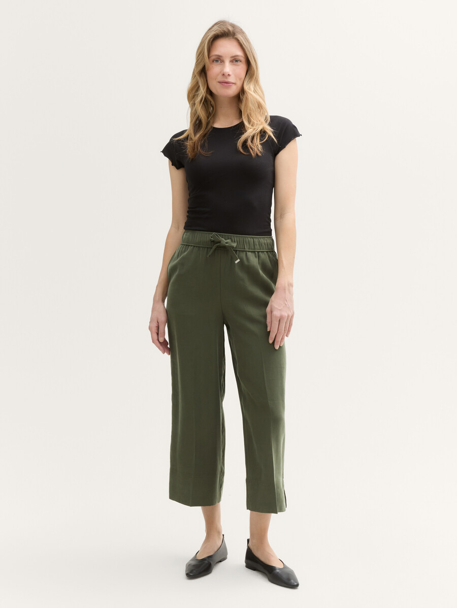 hochtaillierte culottes