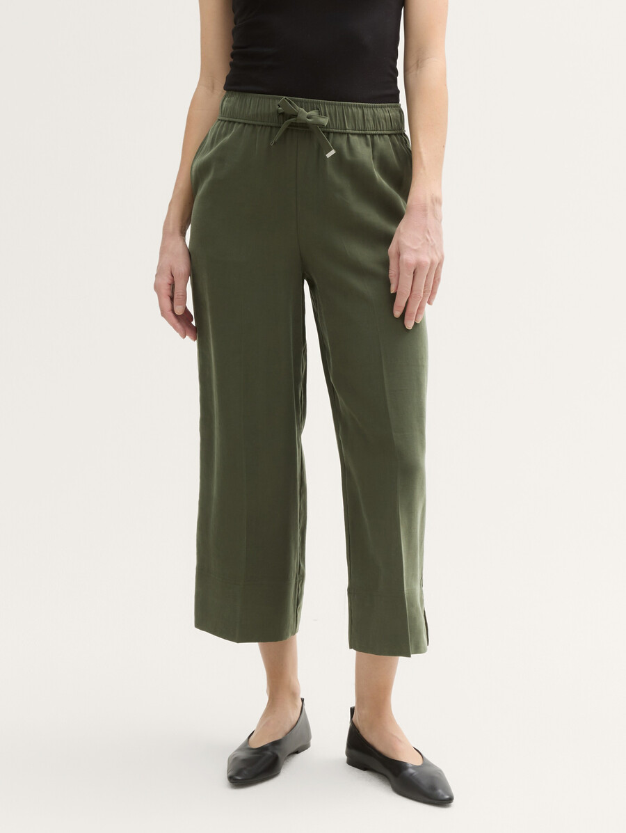 hochtaillierte culottes