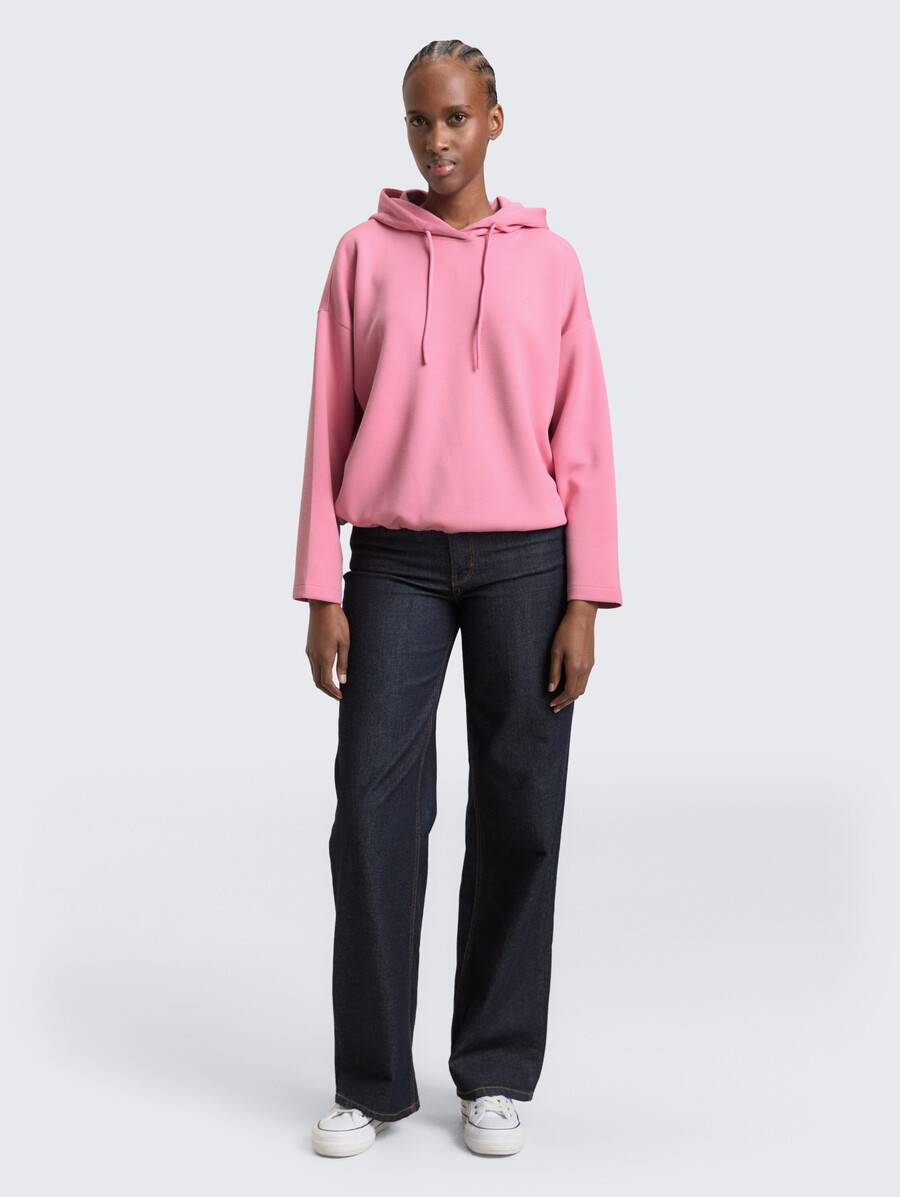 locker geschnittenes scuba-hoodie-sweatshirt