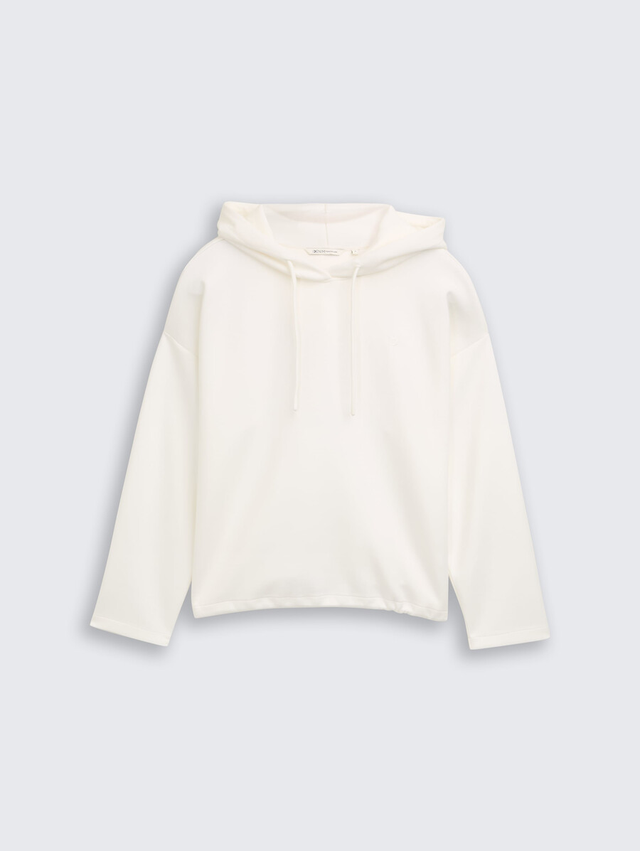 locker geschnittenes scuba-hoodie-sweatshirt