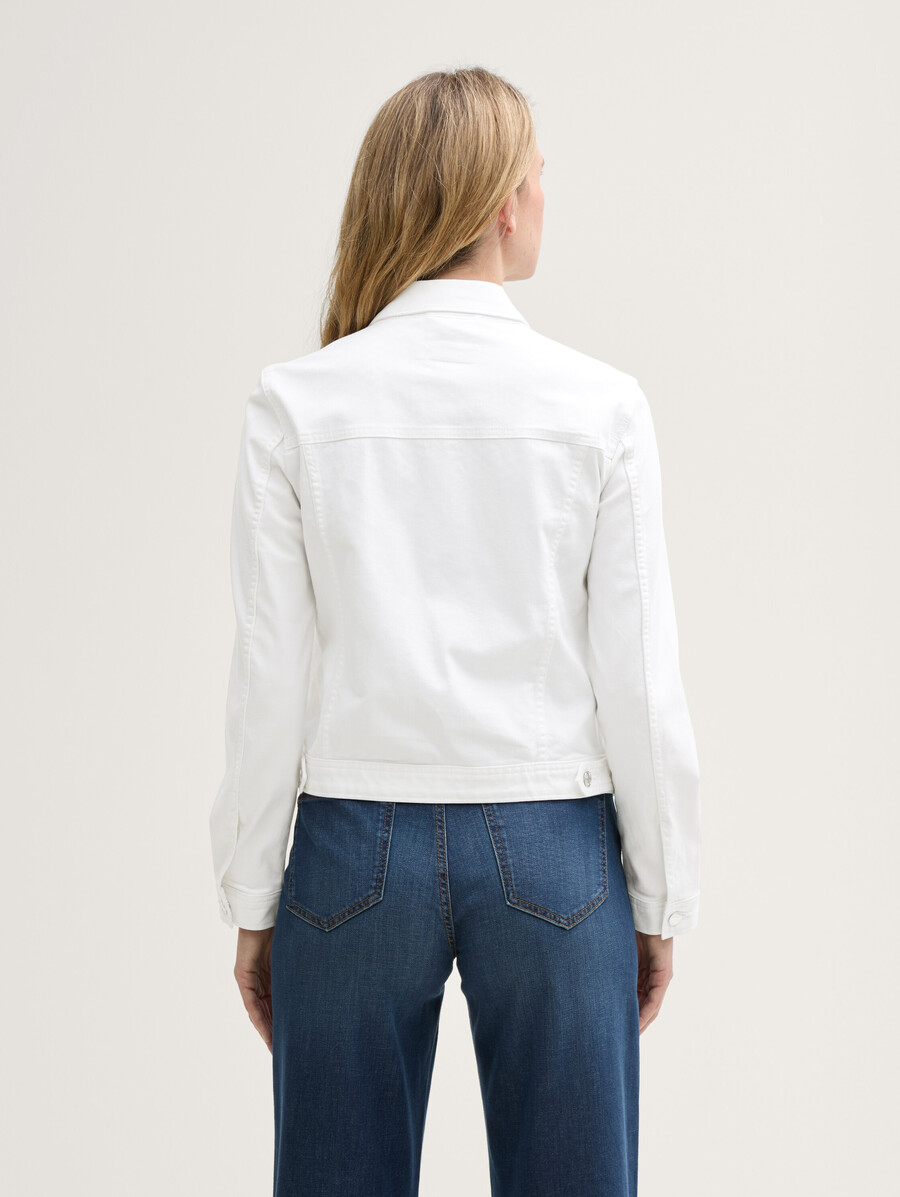 jeansjacke mit eingrifftaschen