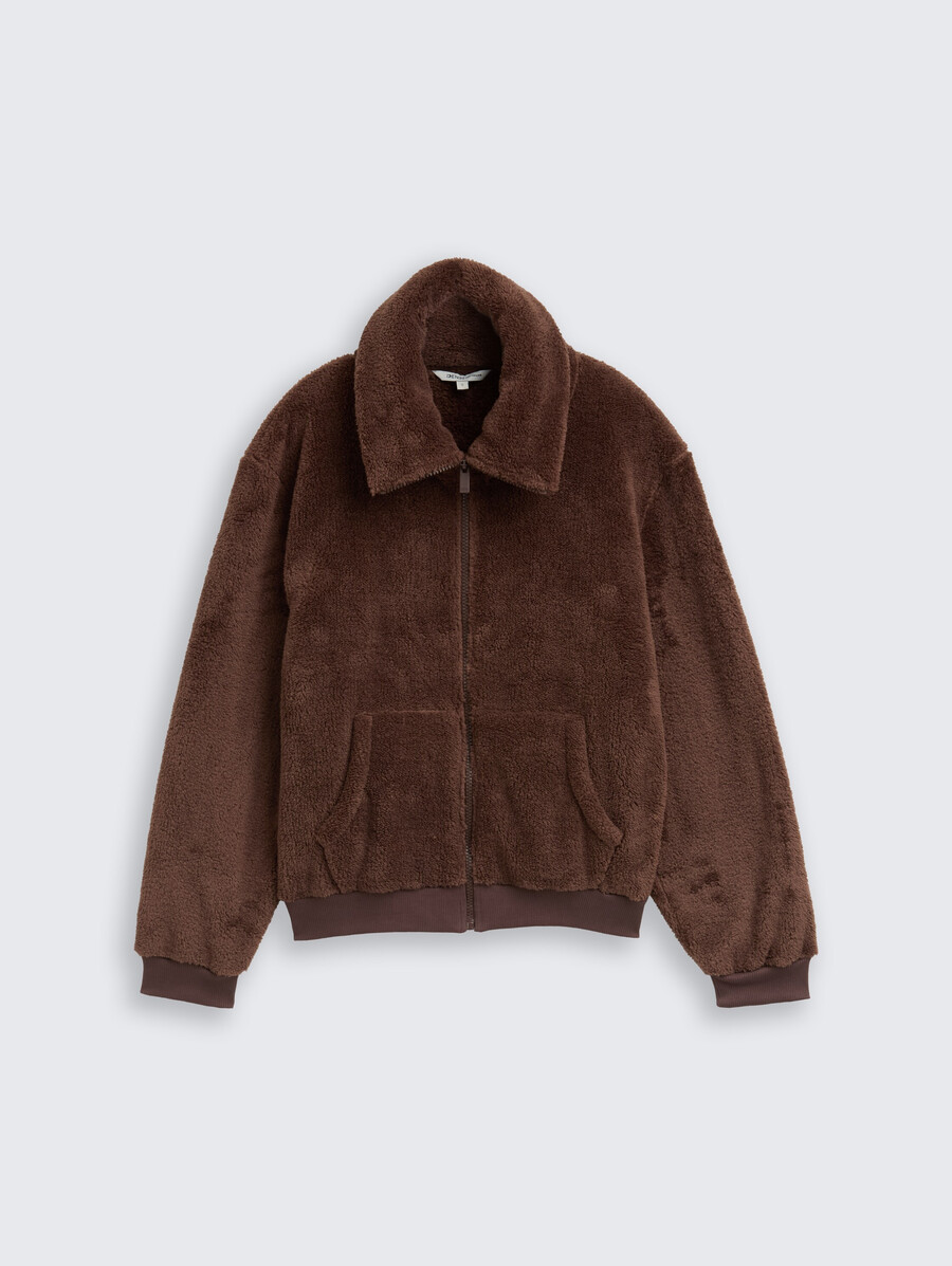 teddy-sweatjacke