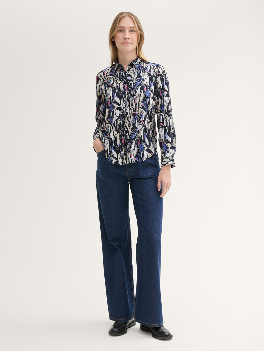 bluse mit muster