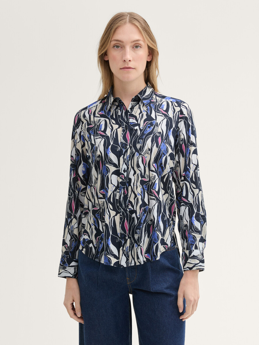 bluse mit muster