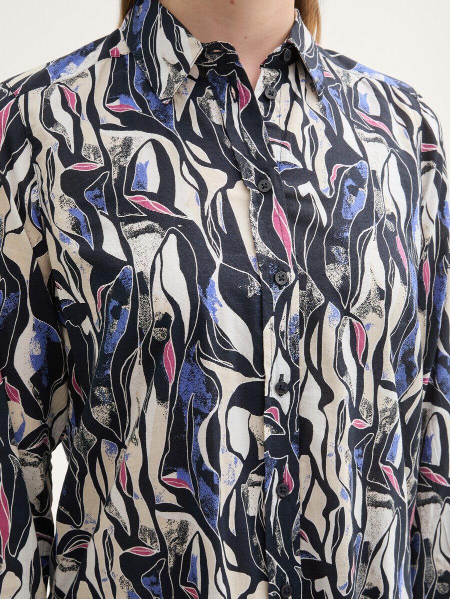 bluse mit muster