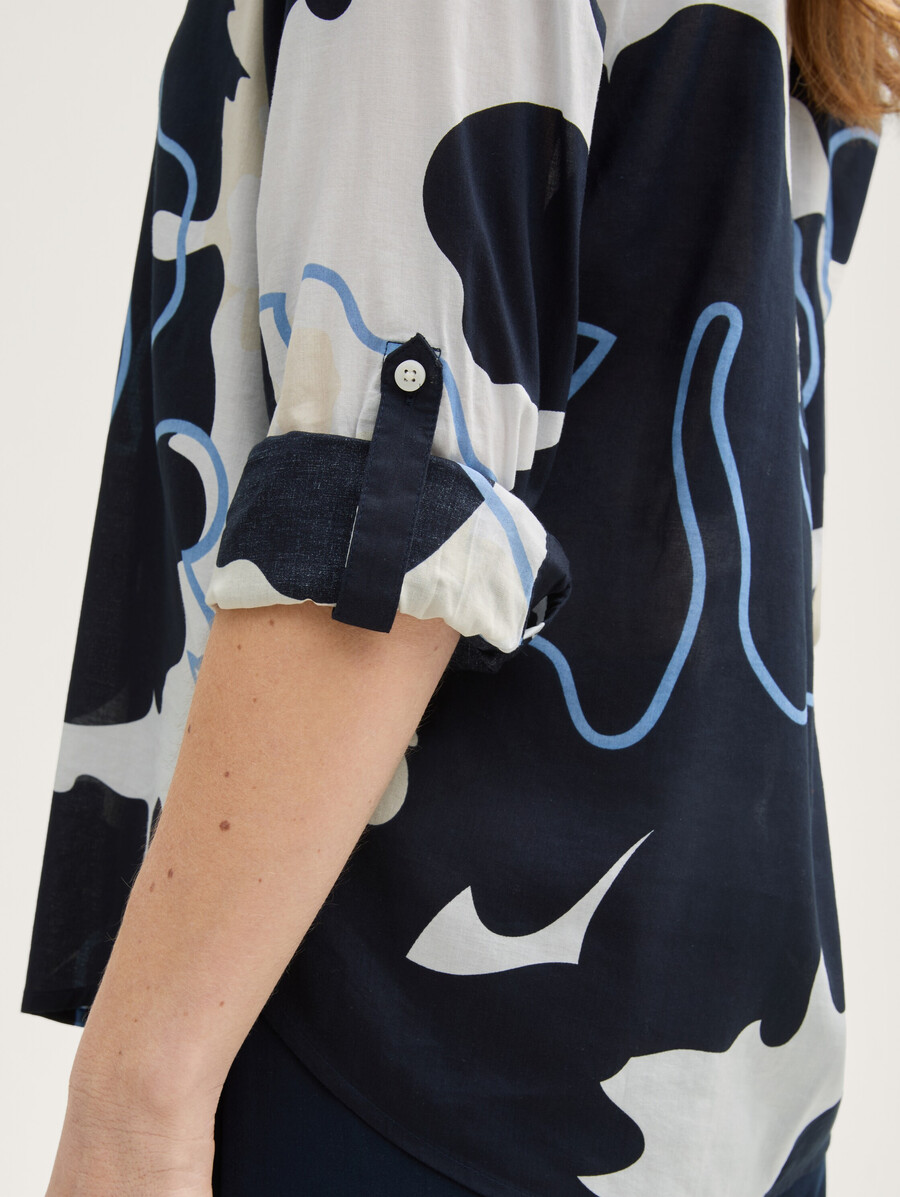 bluse mit muster