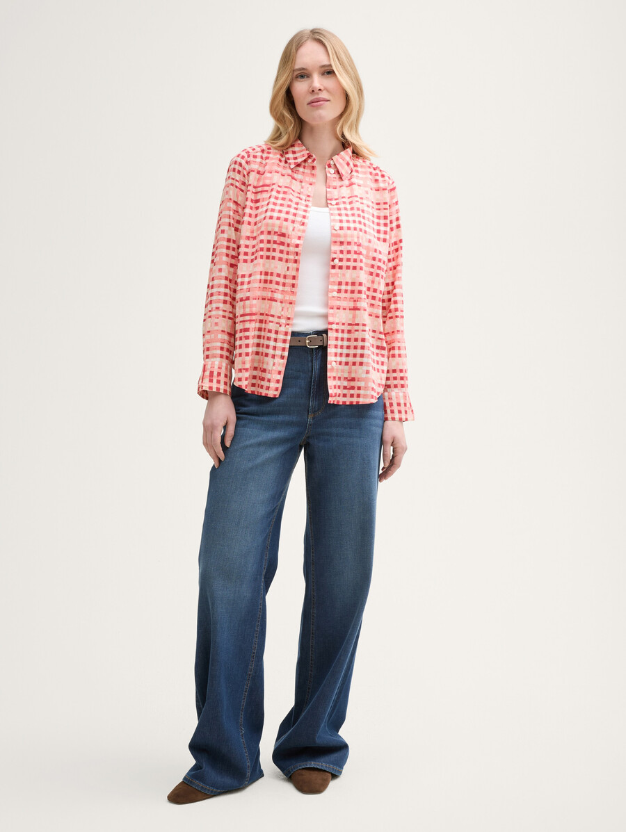 bluse mit muster