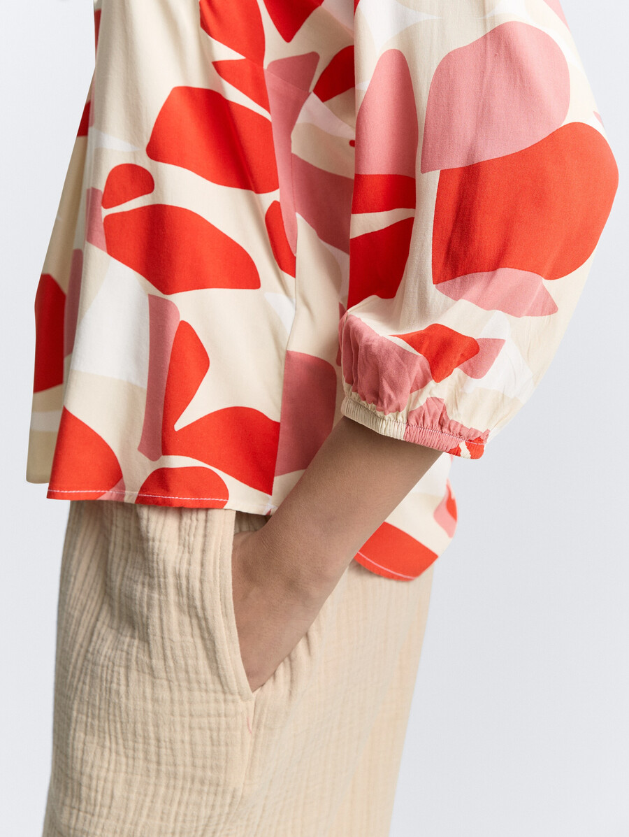 bluse mit muster