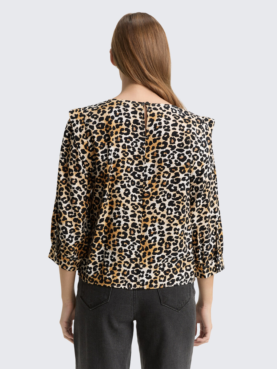 bluse mit lockerer passform
