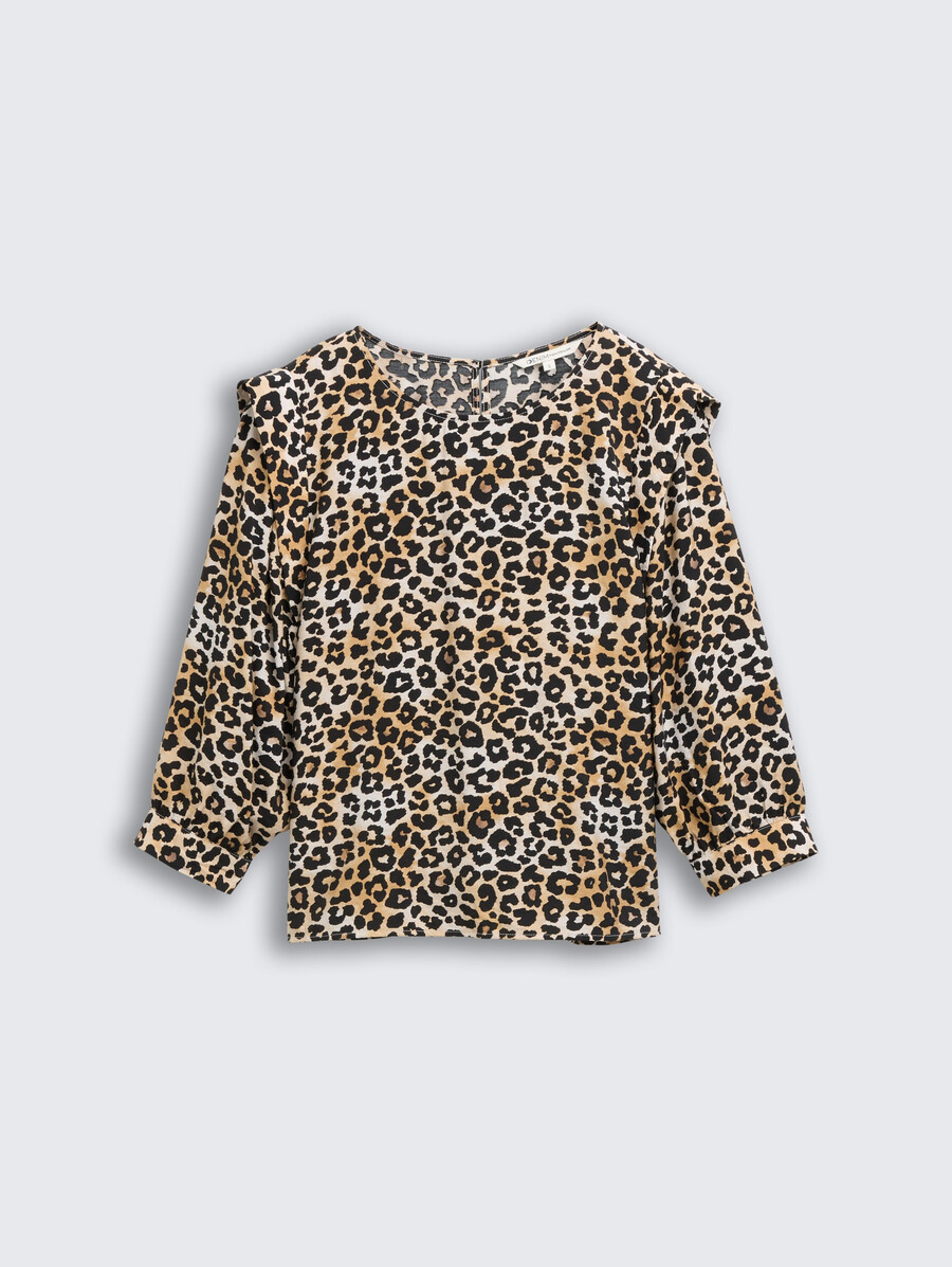bluse mit lockerer passform