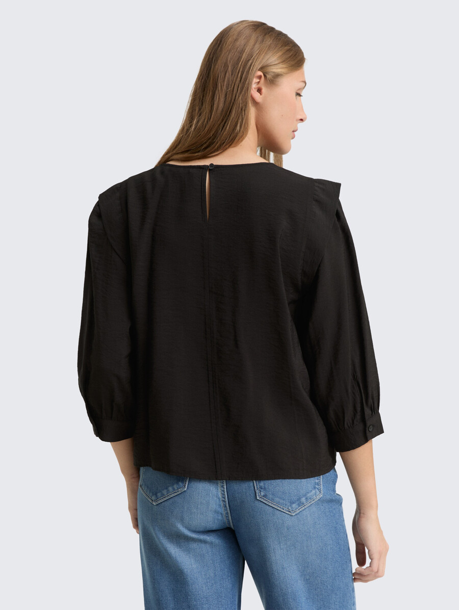 bluse mit lockerer passform