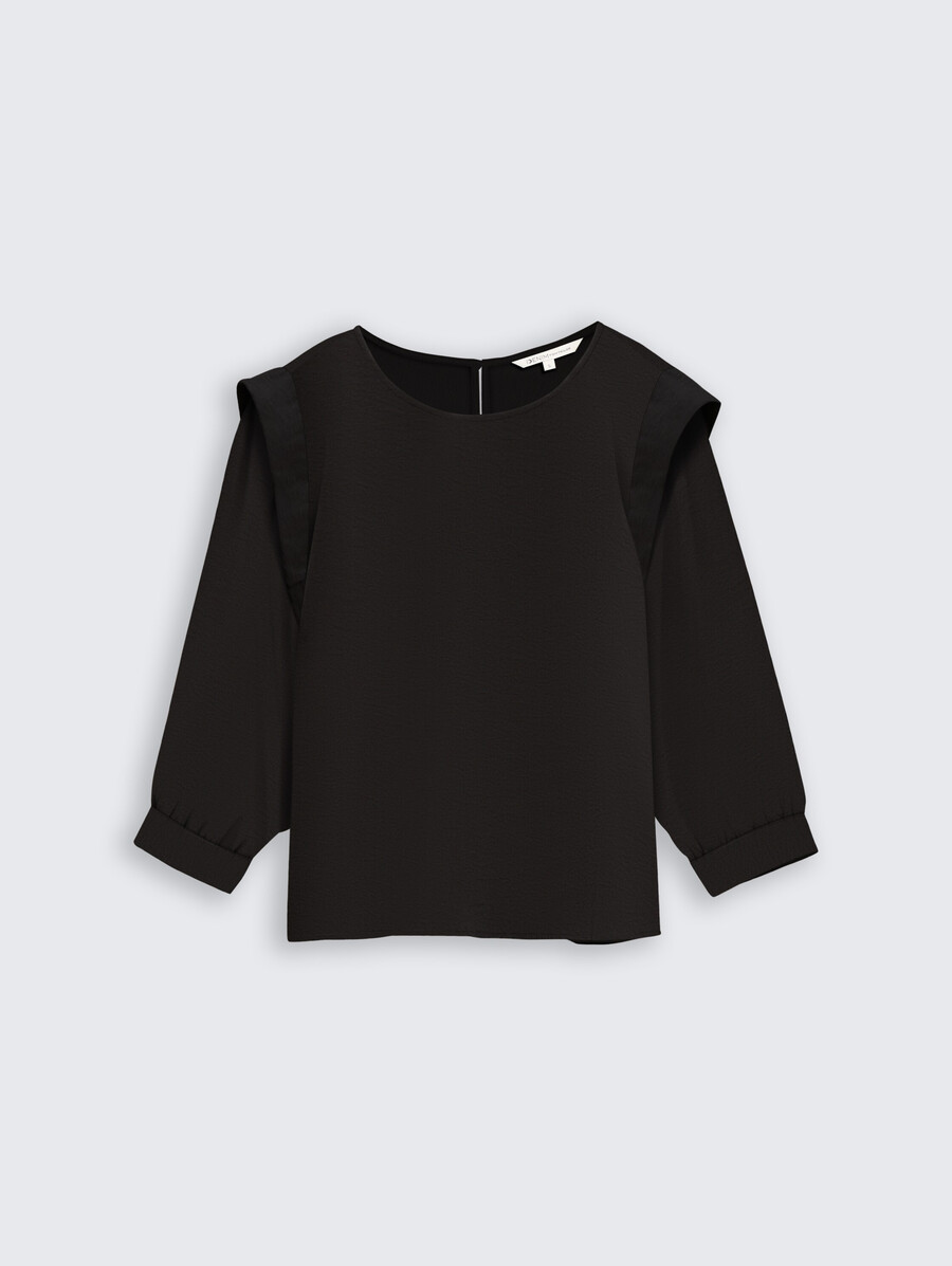 bluse mit lockerer passform