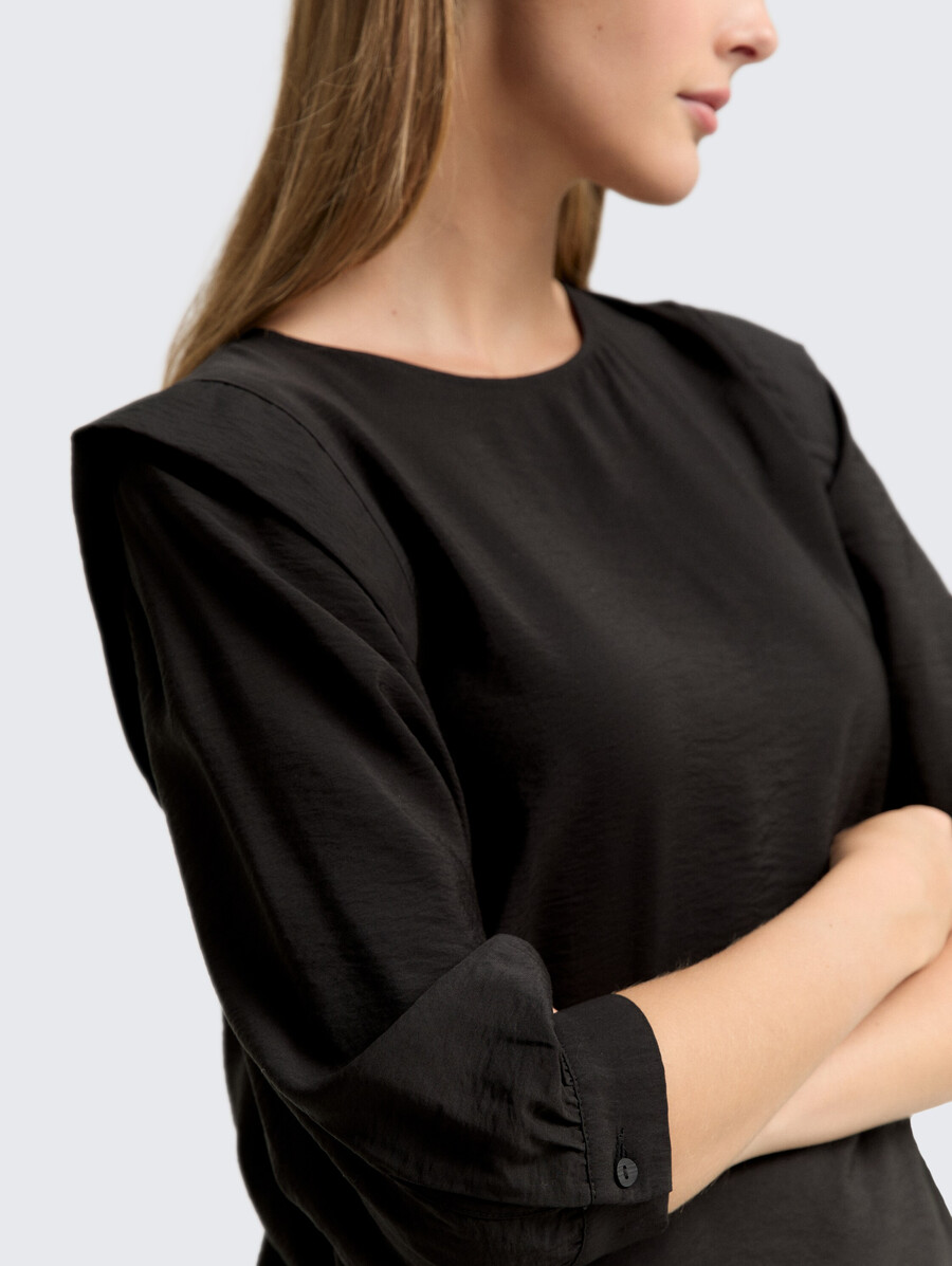 bluse mit lockerer passform