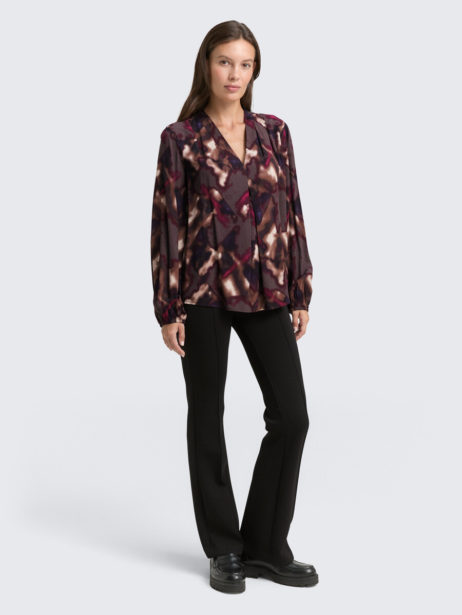 bluse mit muster