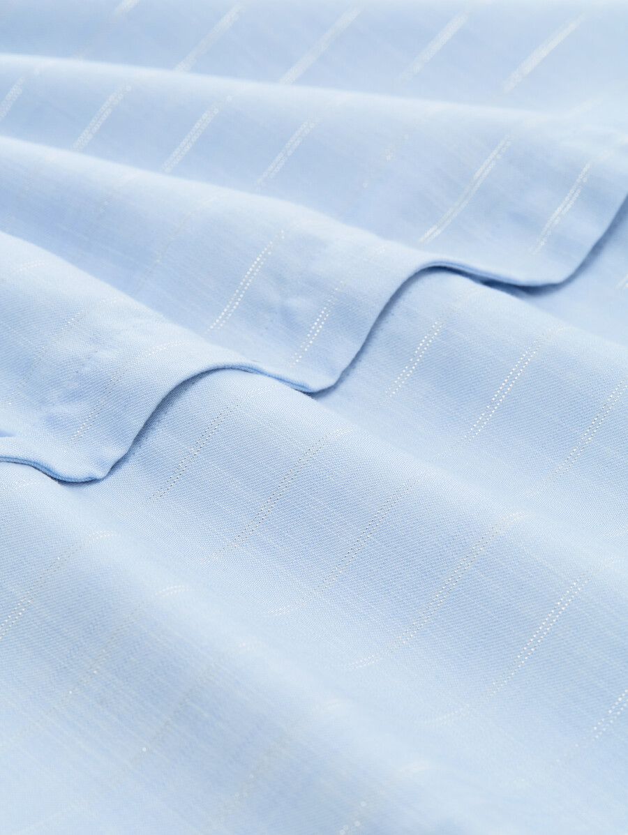 bluse mit streifen in glitzeroptik