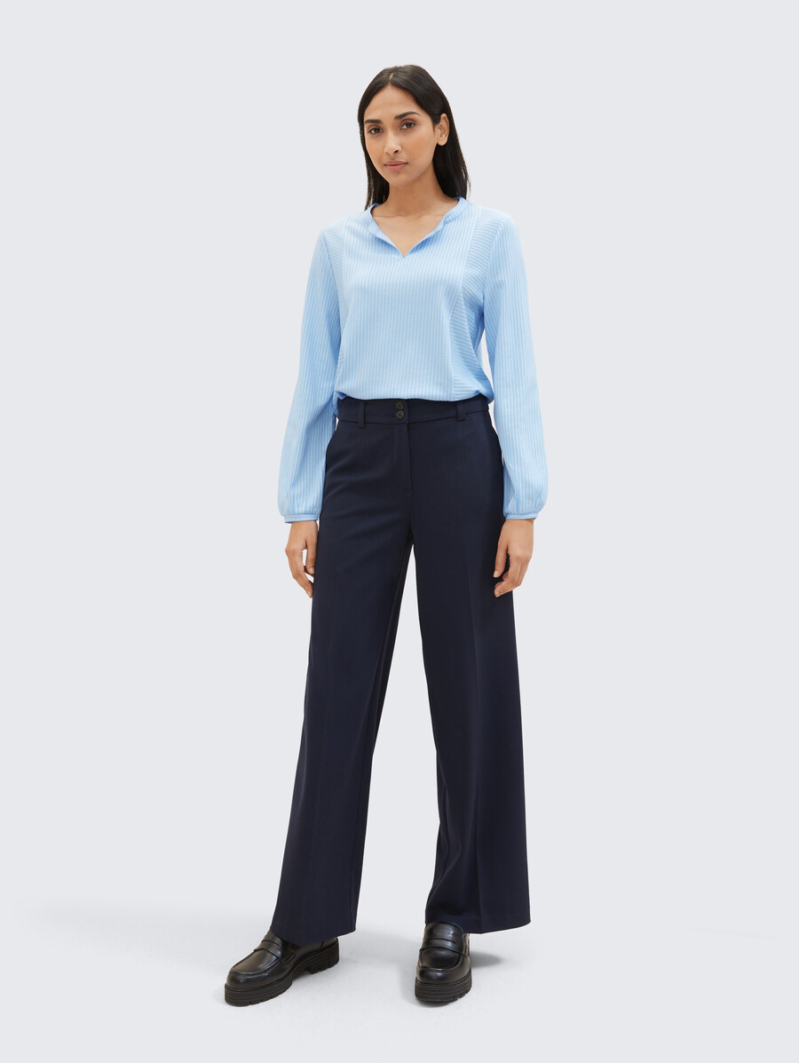 bluse mit streifenmuster