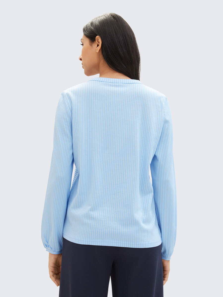 bluse mit streifenmuster