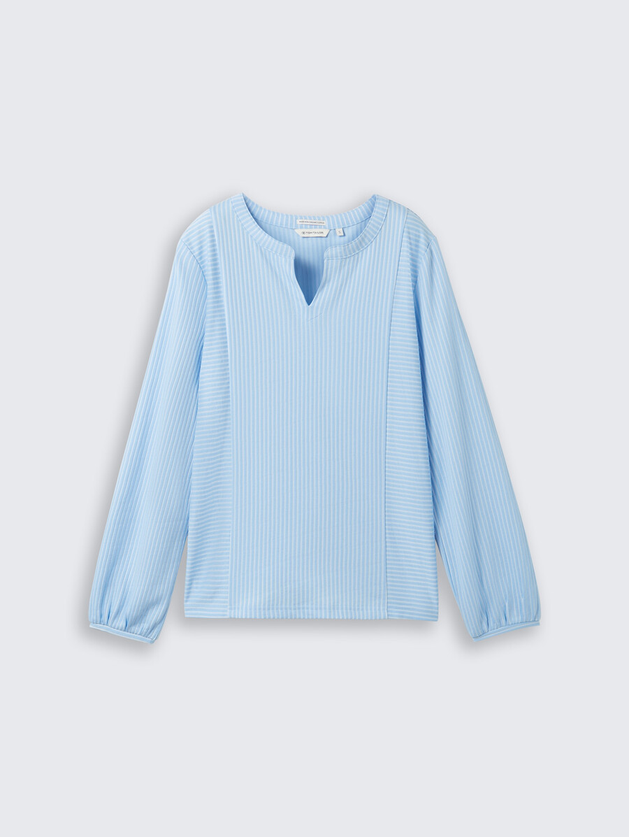 bluse mit streifenmuster