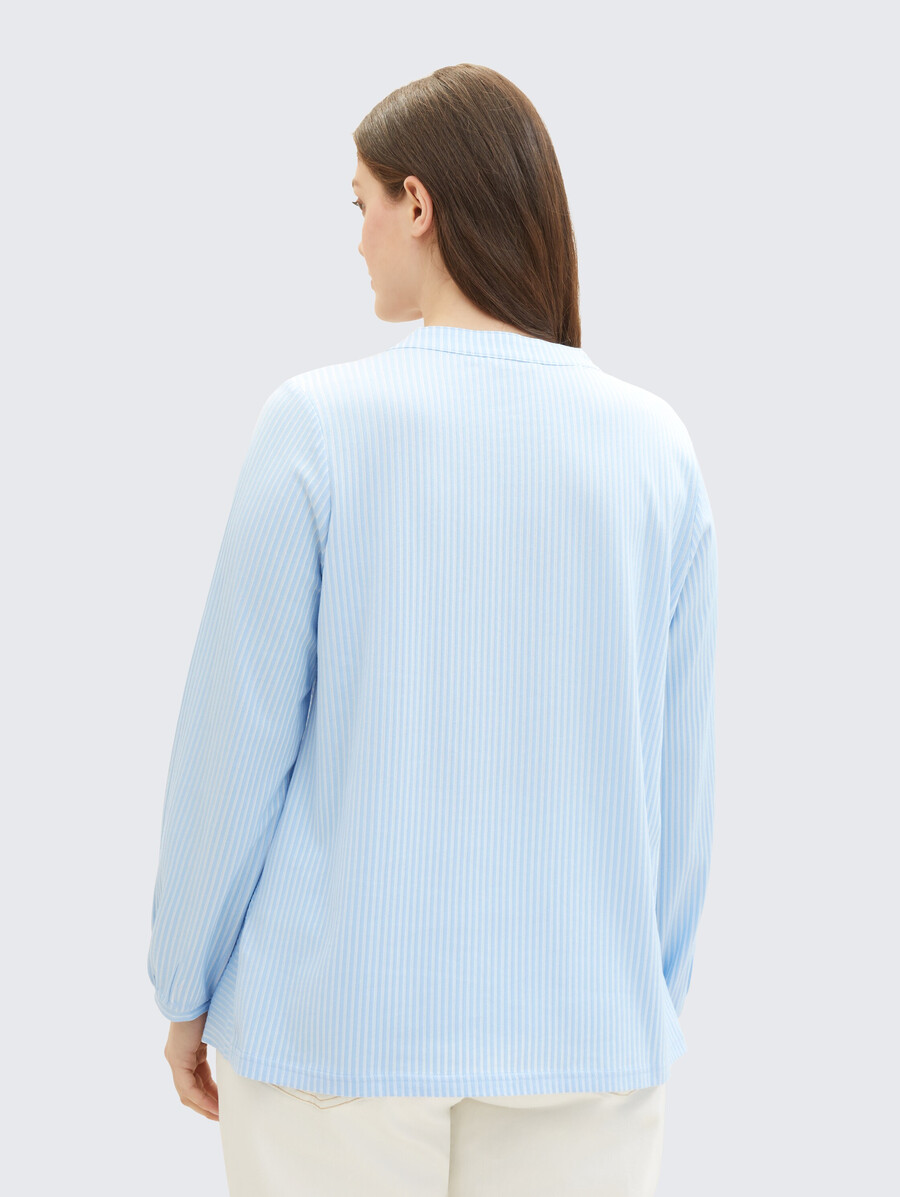 plus size - bluse mit streifenmuster