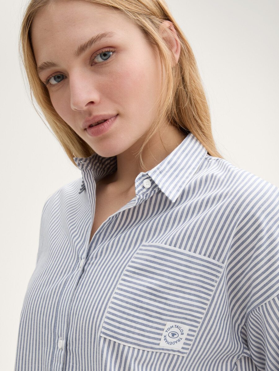 pyjama-set mit streifenmuster
