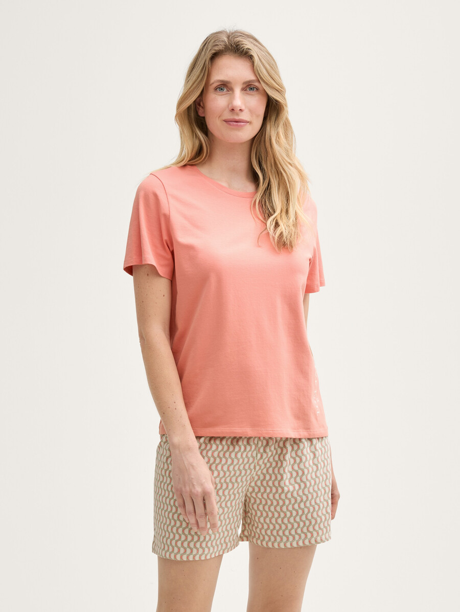 pyjama-set mit allover-print