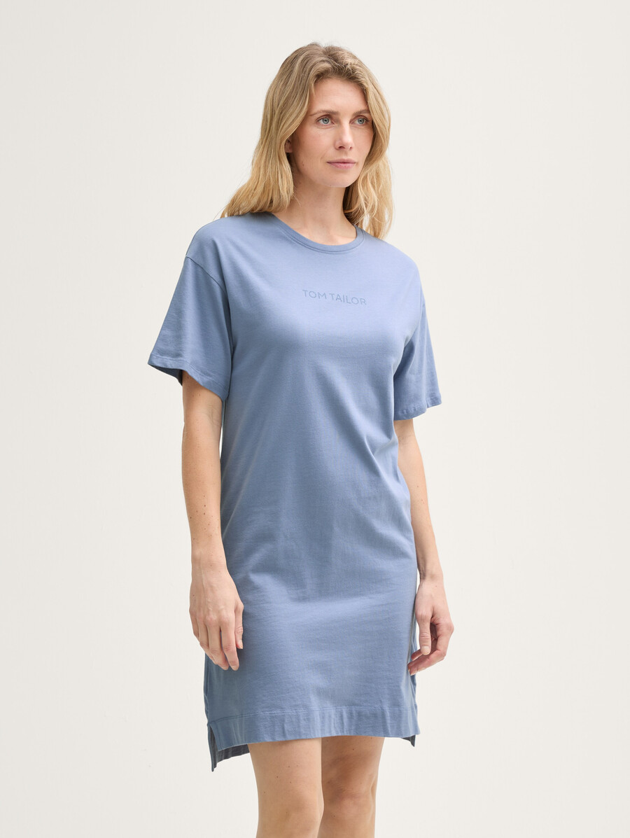 nachthemd mit logodruck