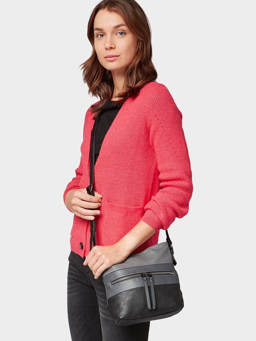ttellen m schultertasche mit farbblockierung
