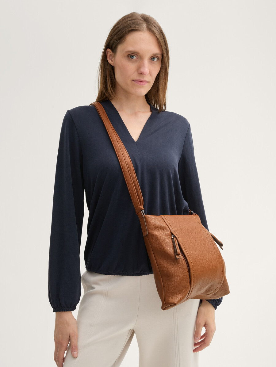 ttbeca m schultertasche mit reißverschlussdetails