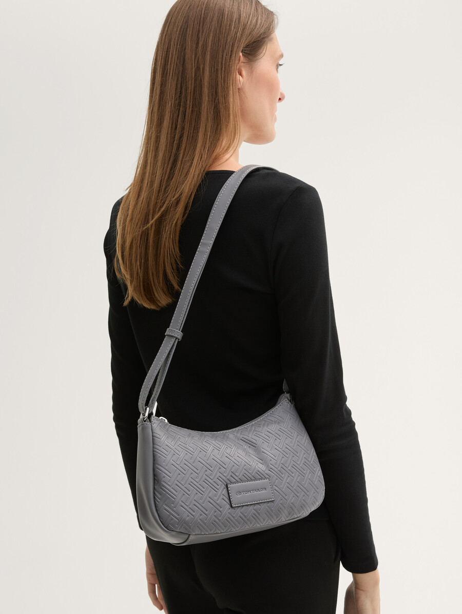 ttmirenda schultertasche mit geprägtem logo