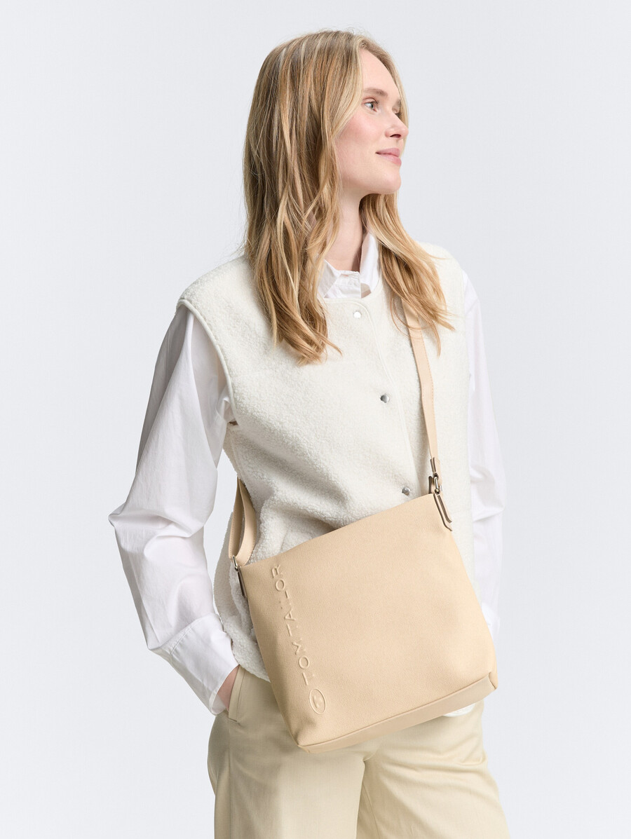 ttrosa s schultertasche in canvas-optik