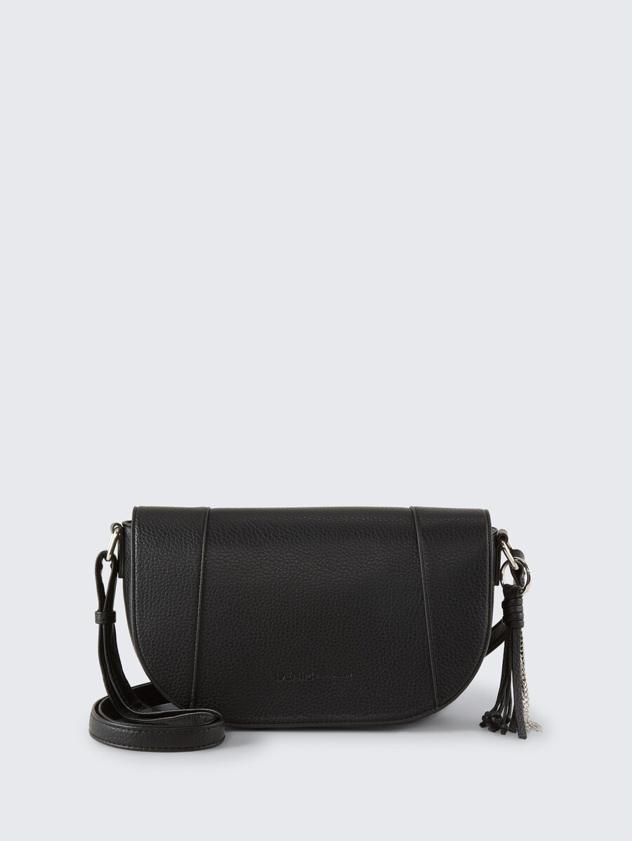 ttpriya m schultertasche mit dekorativem anhänger
