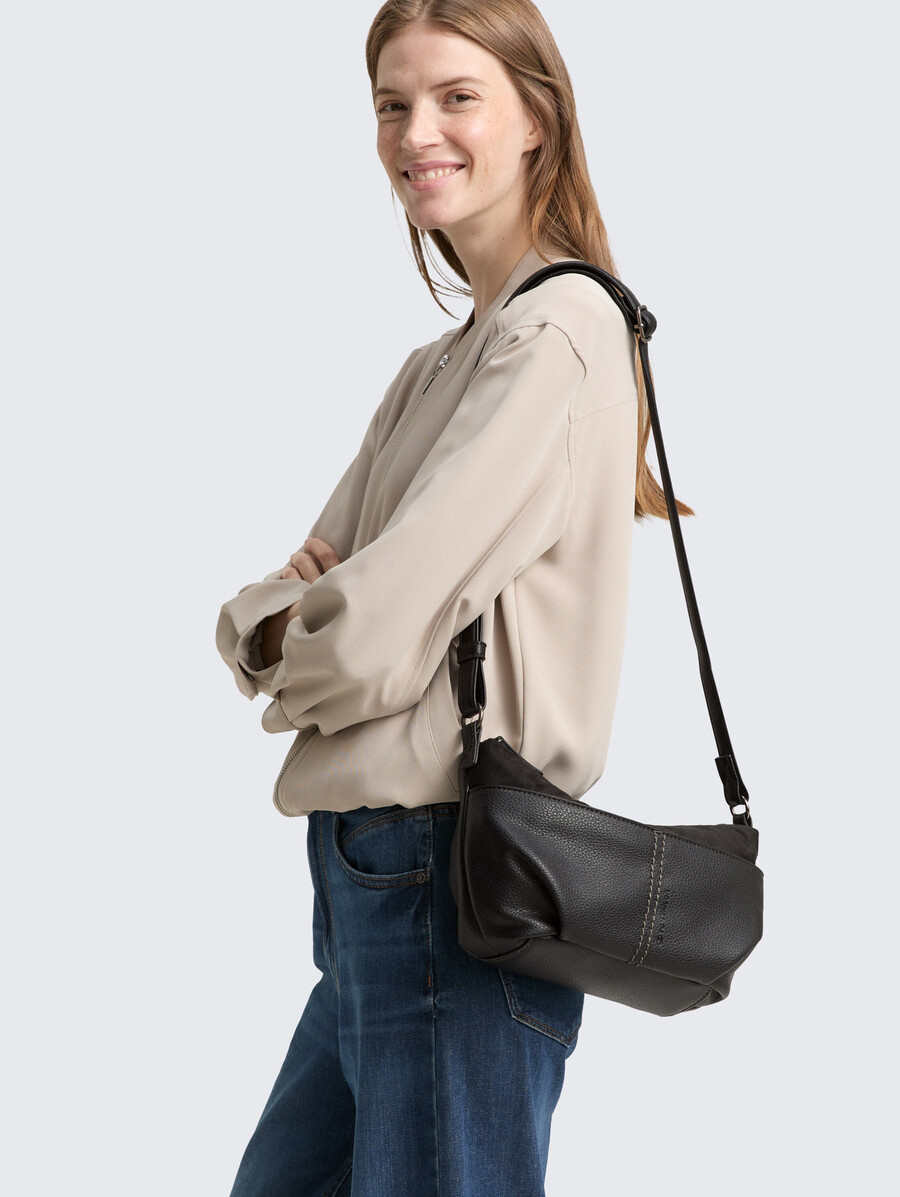 ttmiha schultertasche aus materialmix
