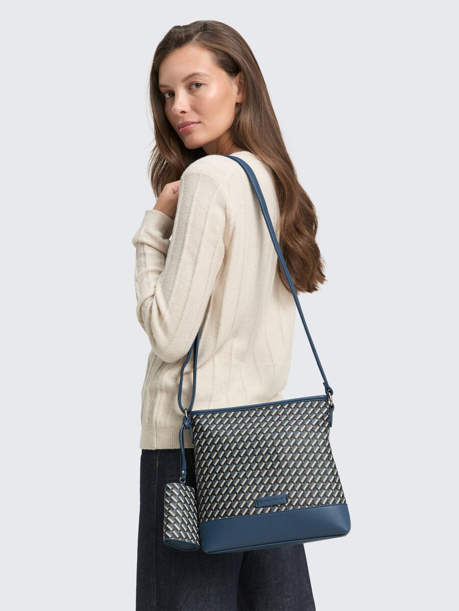 ttxenia m schultertasche mit allover-print