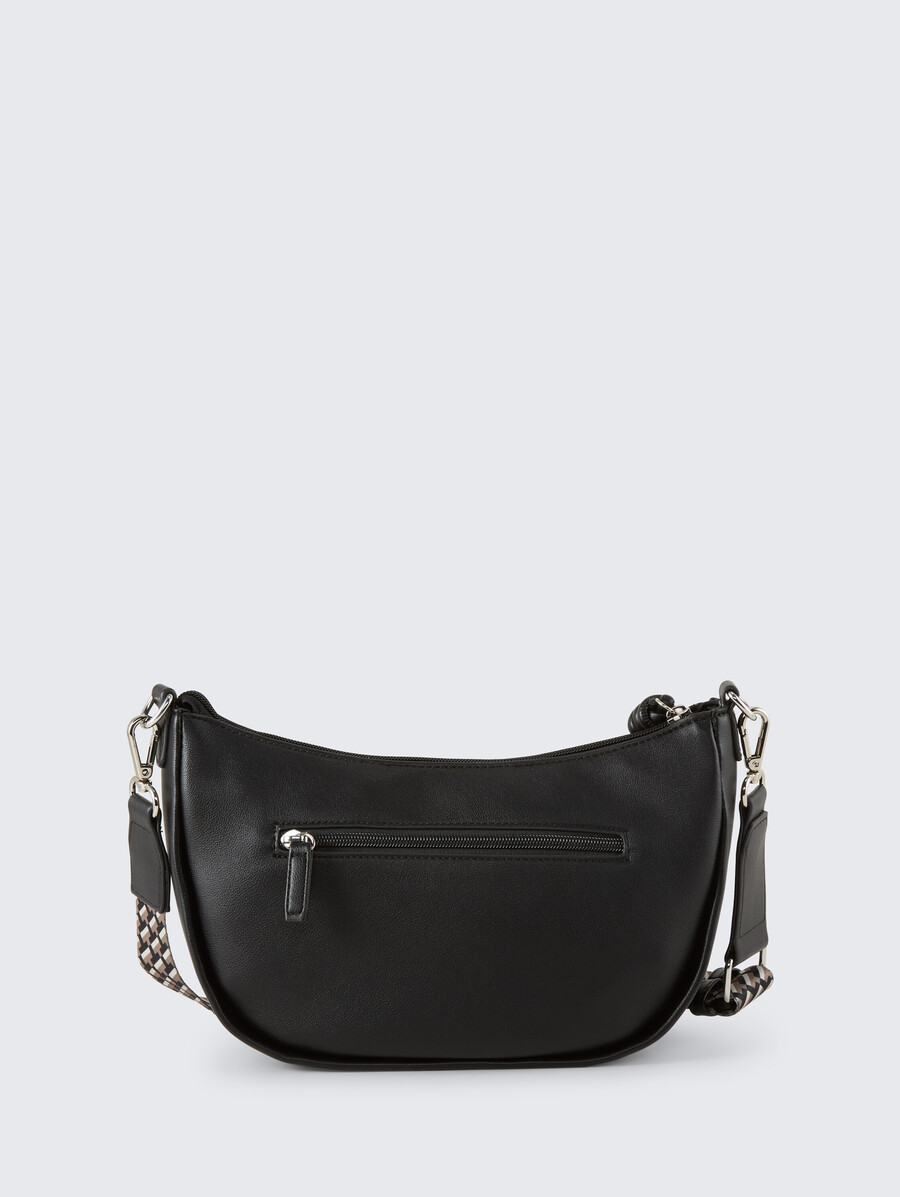 tttatiana schultertasche mit gemustertem gewebtem riemen