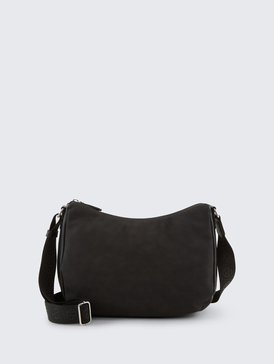 ttyara s schultertasche mit bedrucktem gewebtem riemen