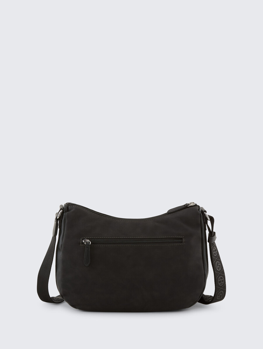 ttyara s schultertasche mit bedrucktem gewebtem riemen