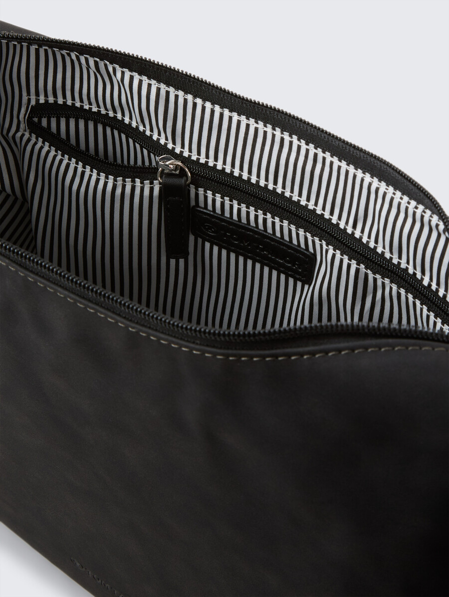 ttyara s schultertasche mit bedrucktem gewebtem riemen