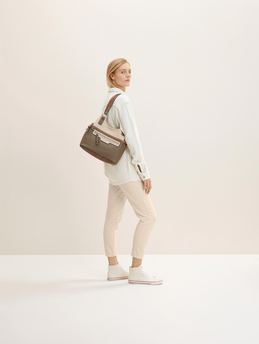 ttjule l shopper mit farbblockierung