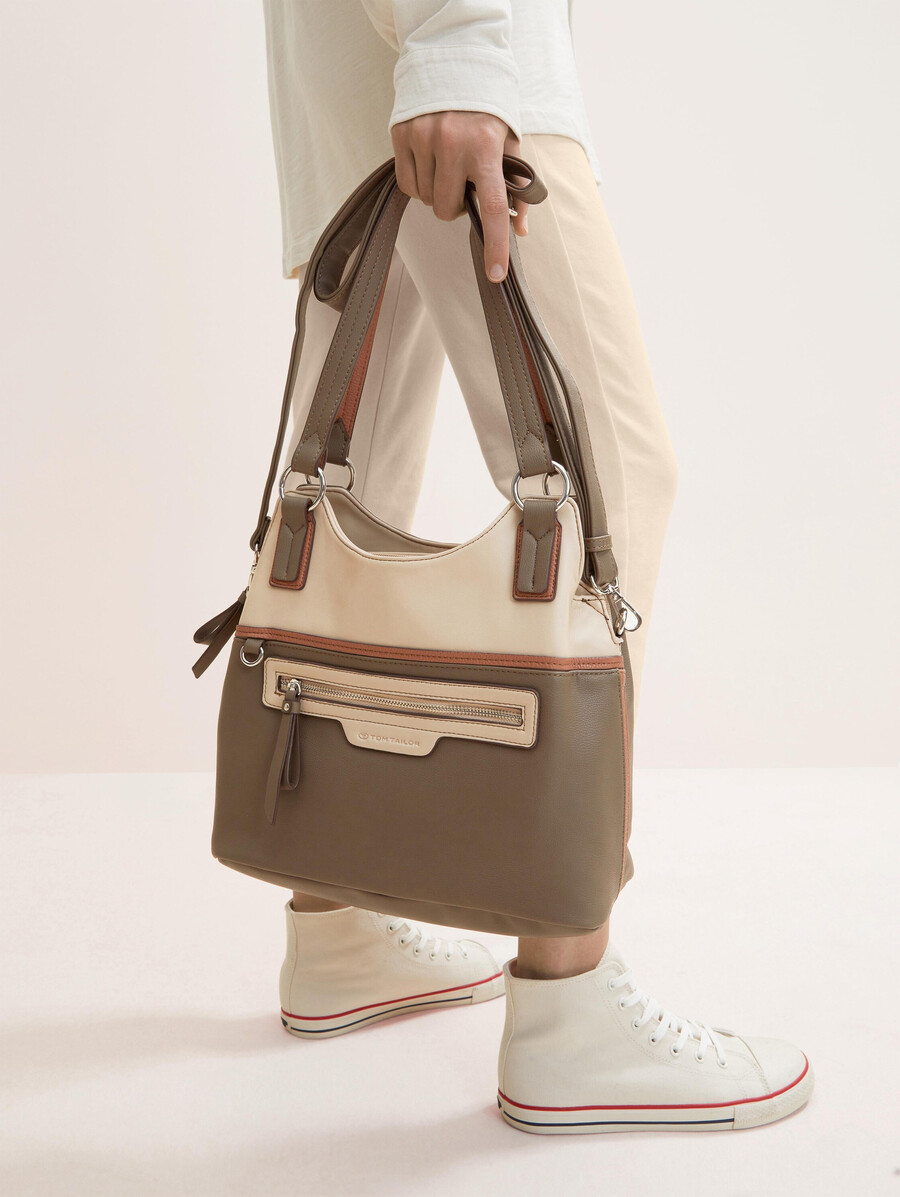 ttjule l shopper mit farbblockierung