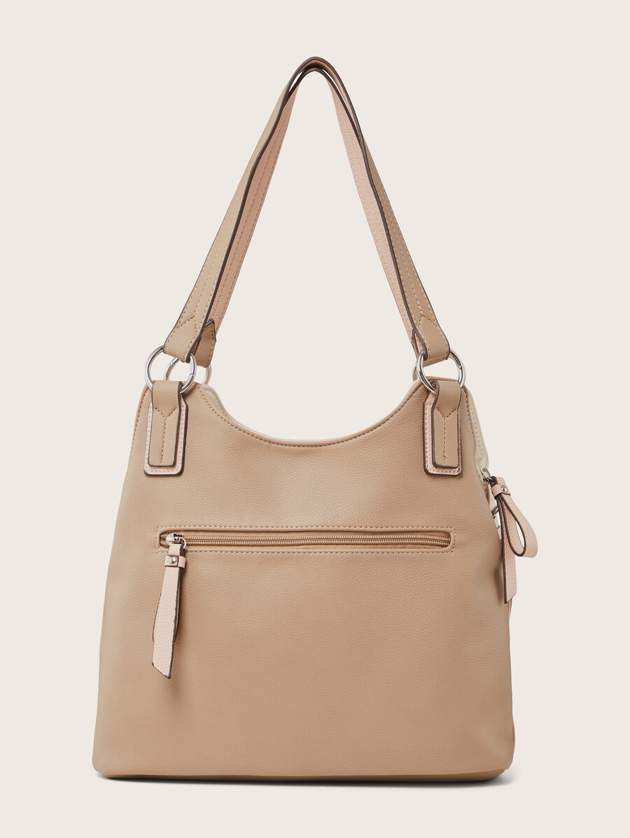 ttjule l shopper mit farbblockierung