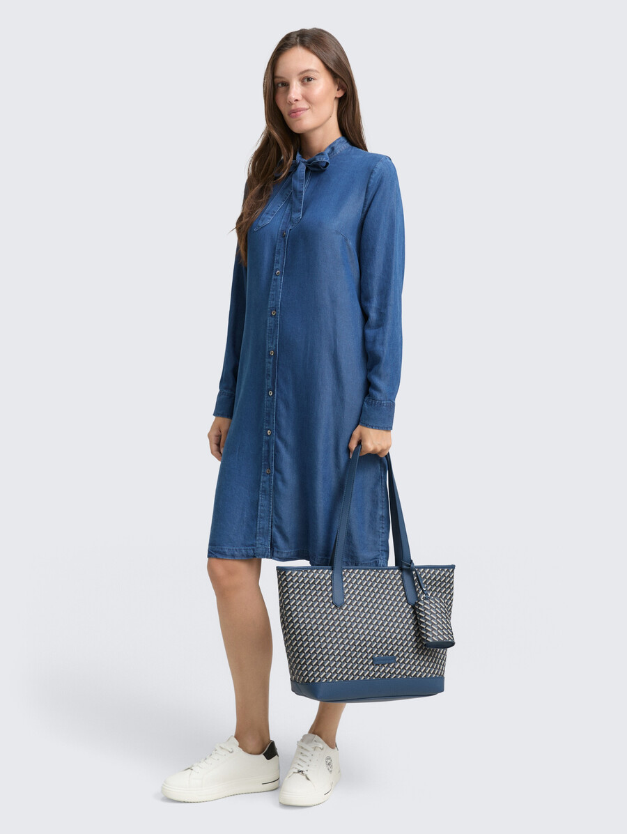 ttxenia l shopper mit allover-print