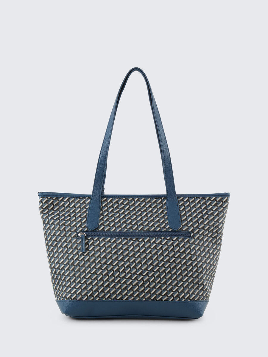ttxenia l shopper mit allover-print