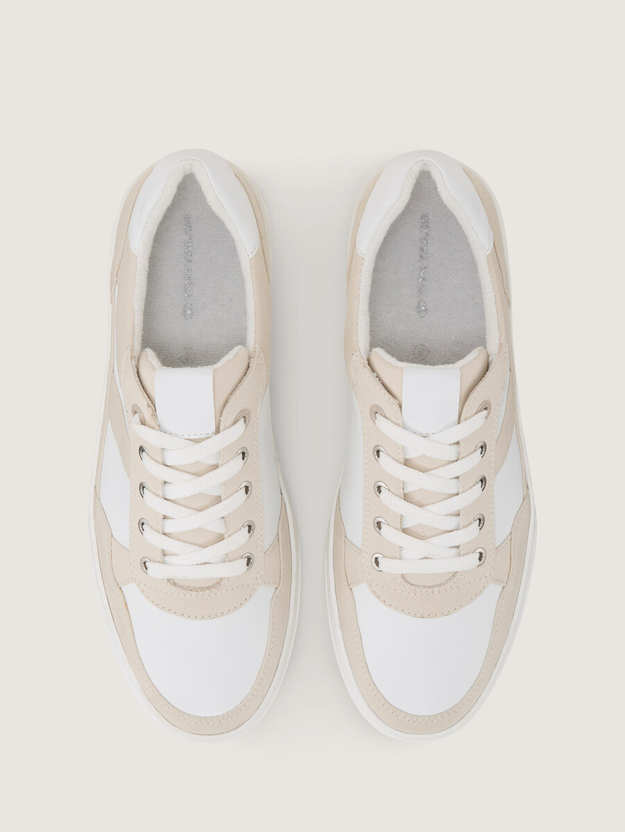 sneaker mit farbblockierung