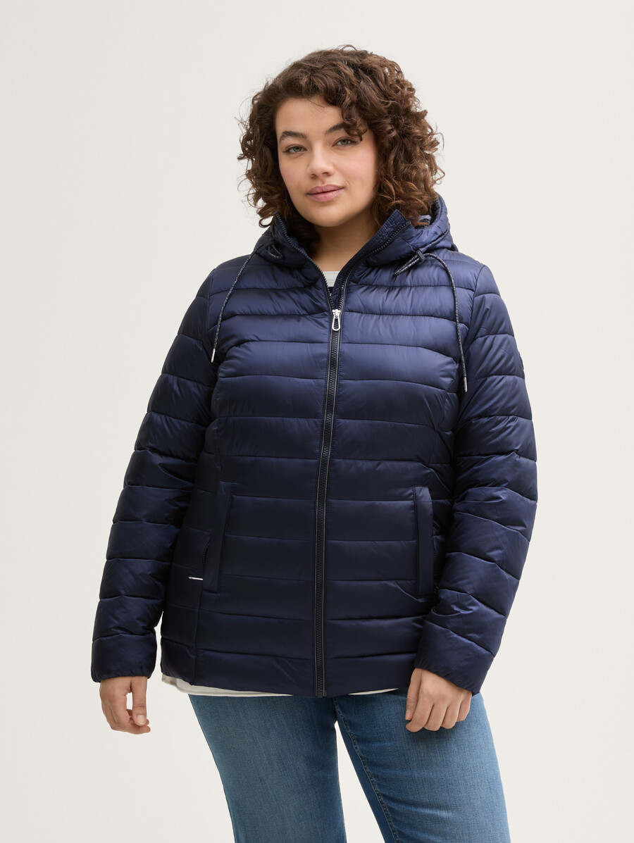 plus size – leichte steppjacke mit wasserabweisender funktion