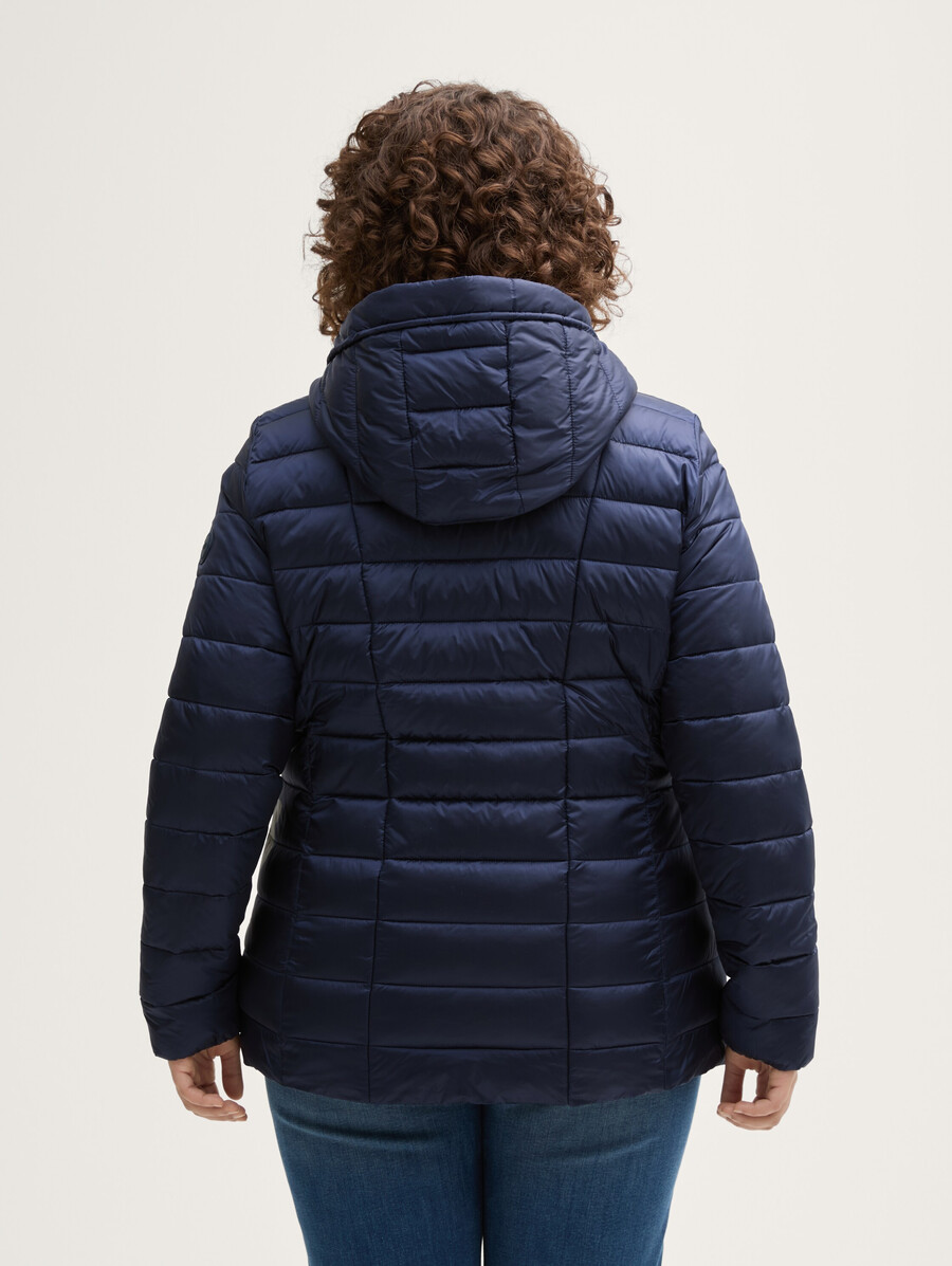 plus size – leichte steppjacke mit wasserabweisender funktion