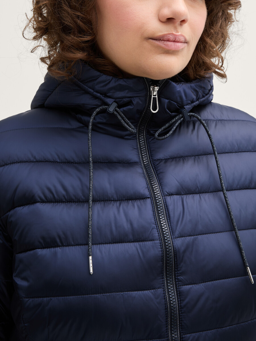 plus size – leichte steppjacke mit wasserabweisender funktion