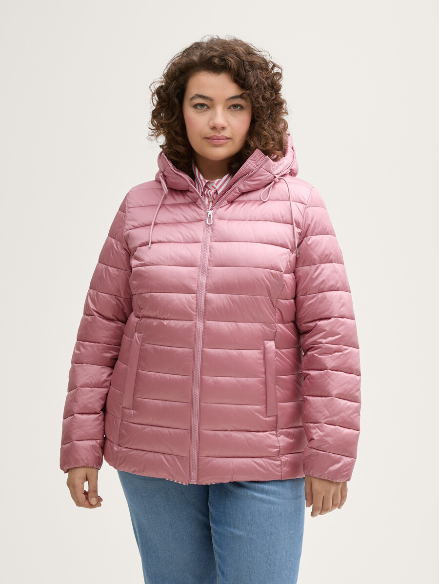 plus size – leichte steppjacke mit wasserabweisender funktion