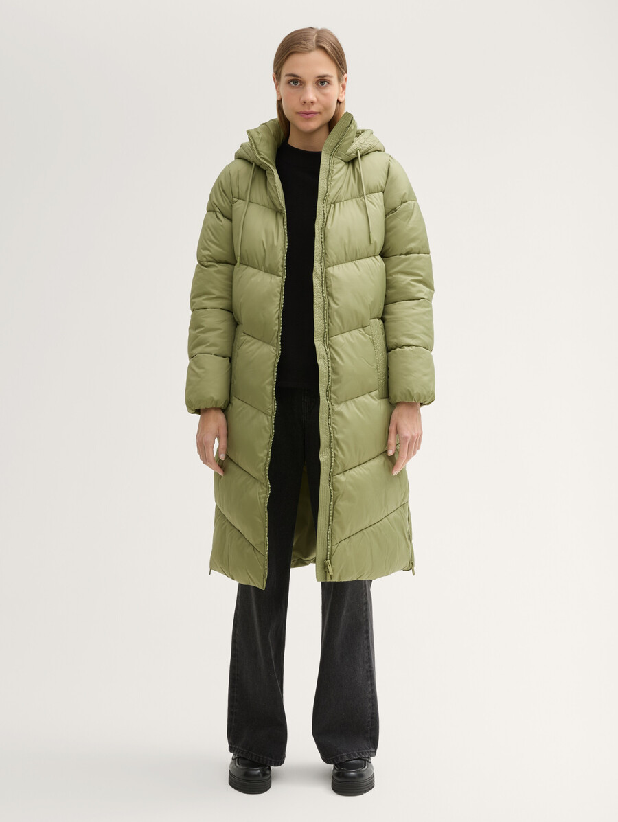 steppjacke mit abnehmbarer kapuze