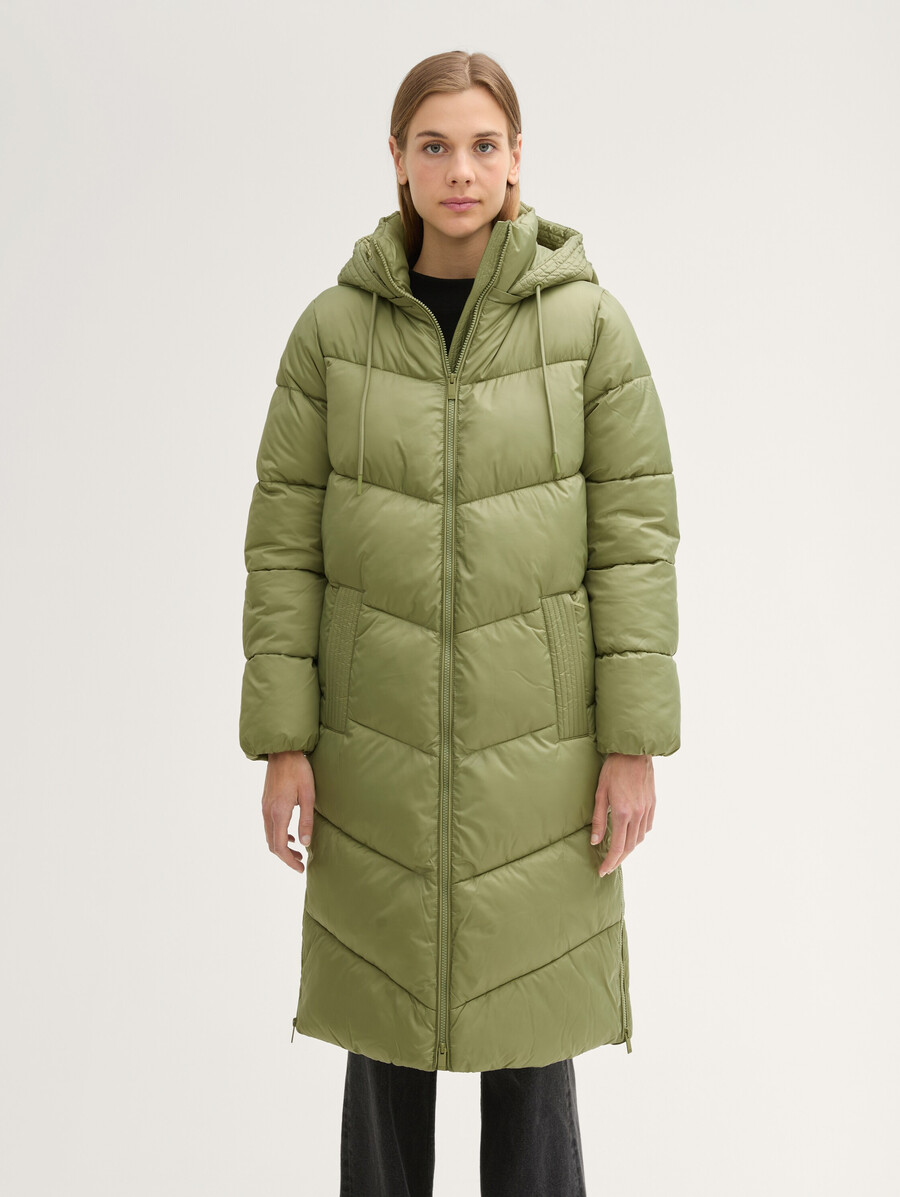 steppjacke mit abnehmbarer kapuze